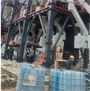 忻州600噸制砂機設備基礎沉降頂升 忻州600噸制砂機設備基礎沉降頂升